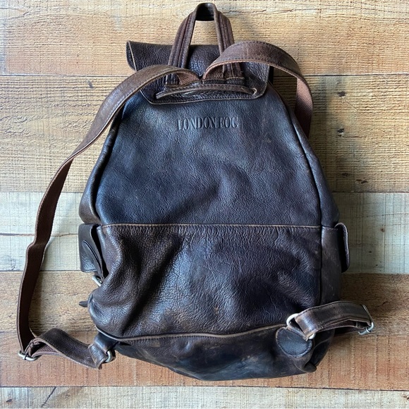 London Fog Leather Backpack main image 6